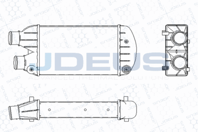 JDEUS M-811054A Интеркулер  для FIAT MAREA (Фиат Мареа)