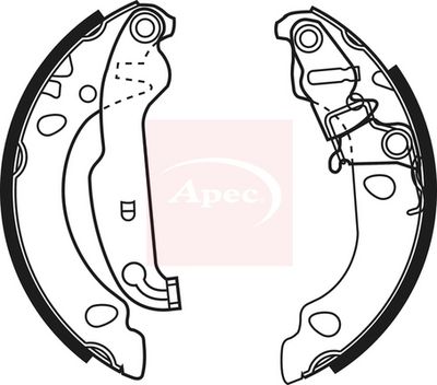APEC Brake Shoe Set SHU636