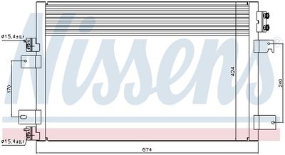 CONDENSATOR CLIMATIZARE NISSENS 940151 6
