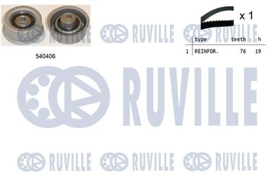 Комплект ремня ГРМ RUVILLE 550173 для NISSAN SUNNY