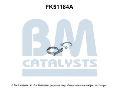 Zestaw montażowy, rura wydechowa BM CATALYSTS FK51184