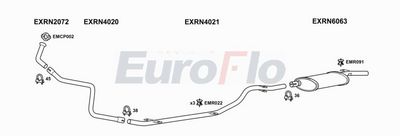 Układ wydechowy EUROFLO RN4113001A00
