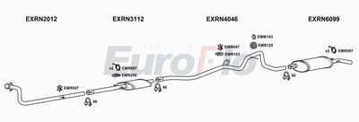 Układ wydechowy EUROFLO RN18163001B