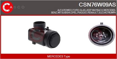 SENSOR AJUTOR PARCARE CASCO CSN76W09AS