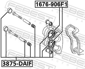 Repair Kit, brake caliper 3875-DAIF
