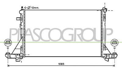 PRASCO DS962R003 Крышка радиатора  для NISSAN NV400 (Ниссан Нв400)