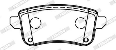 BREMSBELAGSATZ SCHEIBENBREMSE FERODO FDB4435 1