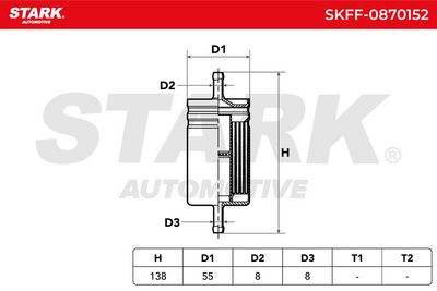 горивен филтър STARK SKFF-0870152