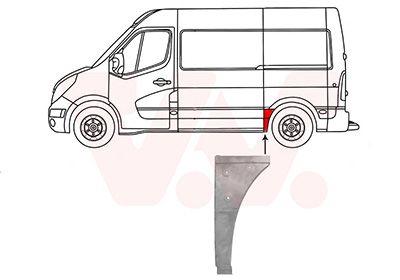 Boční stěna VAN WEZEL 3799141