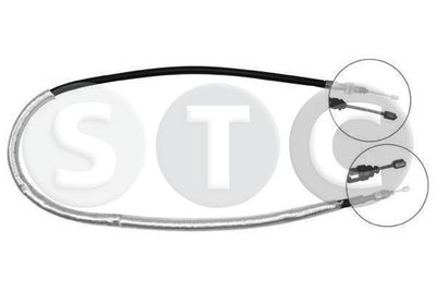 Тросик, cтояночный тормоз STC T480823 для CITROËN XANTIA