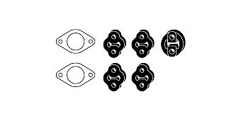 SET MONTARE SISTEM DE ESAPAMENT