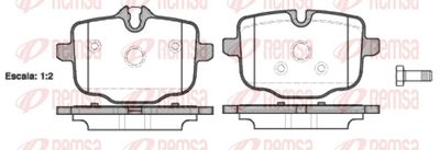 Brake Pad Set, disc brake 1433.00