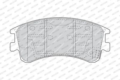 SET PLACUTE FRANA FRANA DISC FERODO FDB1619 1