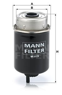 Bränslefilter MANN-FILTER WK 8179