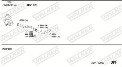 SISTEM DE ESAPAMENT WALKER ADK100060