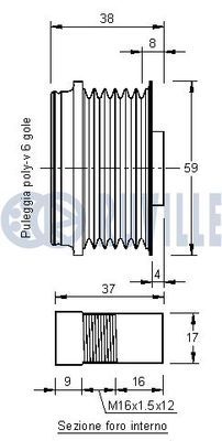 SISTEM ROATA LIBERA GENERATOR RUVILLE 541626 1