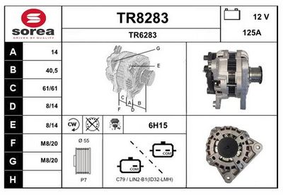 GENERATOR SNRA TR8283