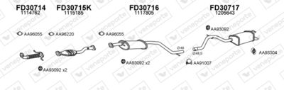 ABGASANLAGE VENEPORTE 300108