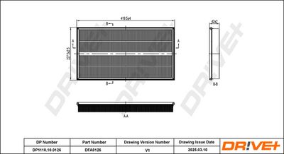 LUFTFILTER DR!VE+ DP1110100126 0