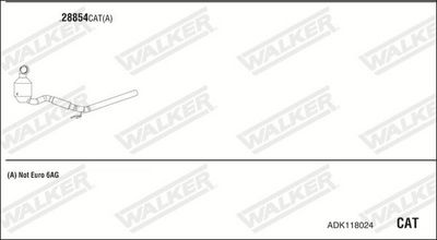 ABGASANLAGE WALKER ADK118024
