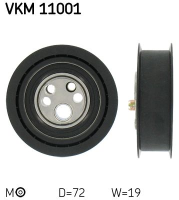 Натяжной ролик, ремень ГРМ SKF VKM 11001 для AUDI 100