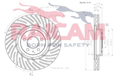 RAICAM RD01131 Тормозные диски для AUDI A4 B8 Avant (8K5) S4 quattro RAICAM RD01131 Тормозные диски для AUDI A4 B8 Avant (8K5) S4 quattro