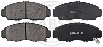 Комплект тормозных колодок, дисковый тормоз A.B.S. 37312 для ACURA TSX