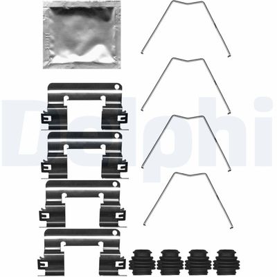 SET ACCESORII PLACUTE FRANA DELPHI LX0713