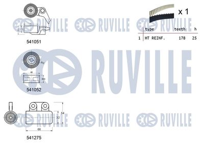 SET CUREA DE DISTRIBUTIE RUVILLE 550157 1