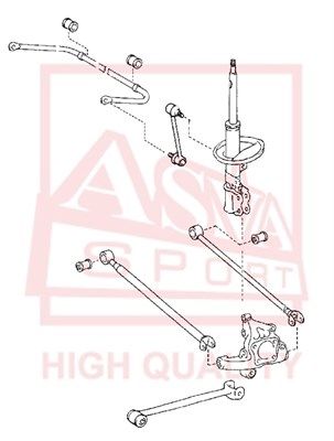 Подвеска, рычаг независимой подвески колеса ASVA 0101-ACU15R для TOYOTA VENZA