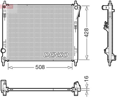 DENSO DRM46075 Крышка радиатора  для NISSAN JUKE (Ниссан Жуkе)
