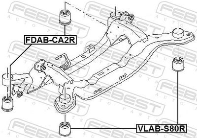 SUPORT AX FEBEST FDABCA2R 1