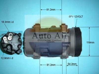 Auto Air Gloucester Compressor, air conditioning 14-9699R