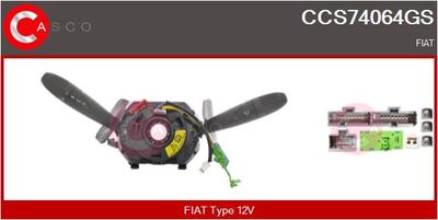 COMUTATOR COLOANA DIRECTIE CASCO CCS74064GS