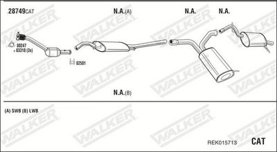 SISTEM DE ESAPAMENT WALKER REK015713