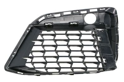 Voorbumper afdekking Voor Links (open, met parkeersensor gaten, plastic, zwart glanzend, M-PAKIET) past: BMW 5 G30, G31, G38, F90 05.20-06.23