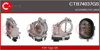 CARCASA CLAPETA CASCO CTB74037GS