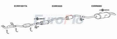 Układ wydechowy EUROFLO RR75203001