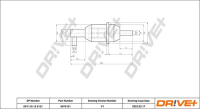 KRAFTSTOFFFILTER DR!VE+ DP1110130151 5