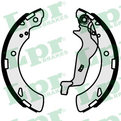 LPR 01091 Ремкомплект барабанных колодок для HONDA CIVIC VII Hatchback (EU, EP, EV) 1.4 i (EP1)