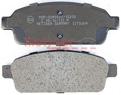 Brake Pad Set, disc brake 1170164