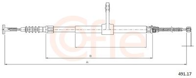 CABLU FRANA DE PARCARE