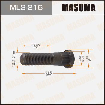 MASUMA MLS-216 Болт крепления колеса  для LEXUS GX (Лексус Гx)