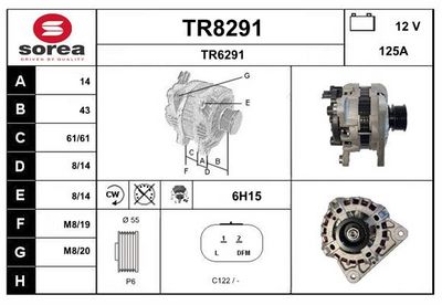 GENERATOR SNRA TR8291