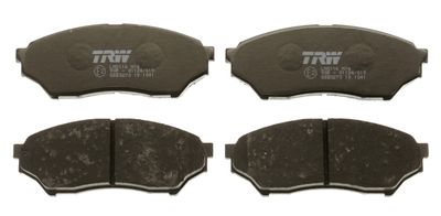 Remblokken set Voor (met extra's), past: MITSUBISHI PAJERO PININ I 1.8/2.0 10.99-06.07