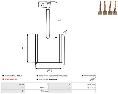 PERIE ELECTROMOTOR AS-PL BSX139IKA 1