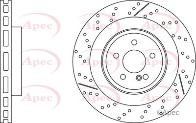 Brake Disc APEC DSK3293