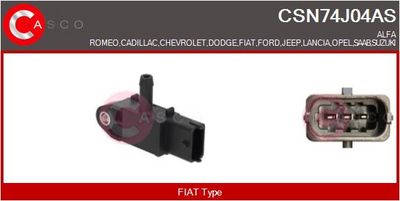 SENZOR PRESIUNE GAZE EVACUARE