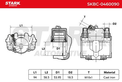 спирачен апарат STARK SKBC-0460090
