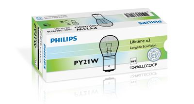 PHILIPS Gloeilamp, knipperlicht LongLife EcoVision (12496LLECOCP)